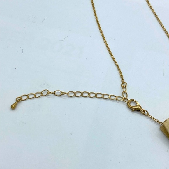 REDUCED BY $15 Gold tone Cactus 18” Necklace NWT - Picture 4 of 4